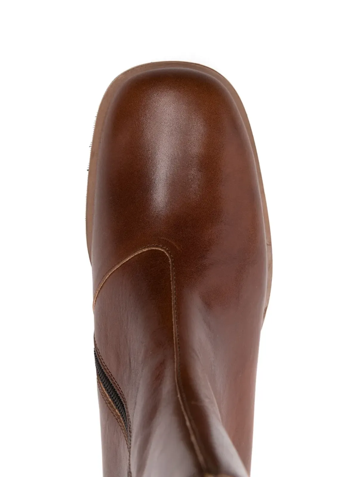 OUR LEGACY Camion leather ankle boots - Brown - 画像4