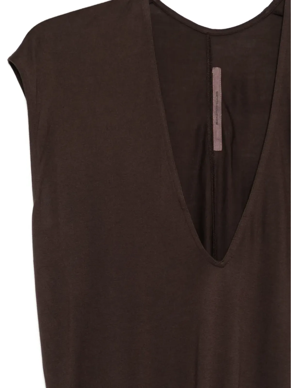 Rick Owens Lilies Vネック タンクトップ - 画像3