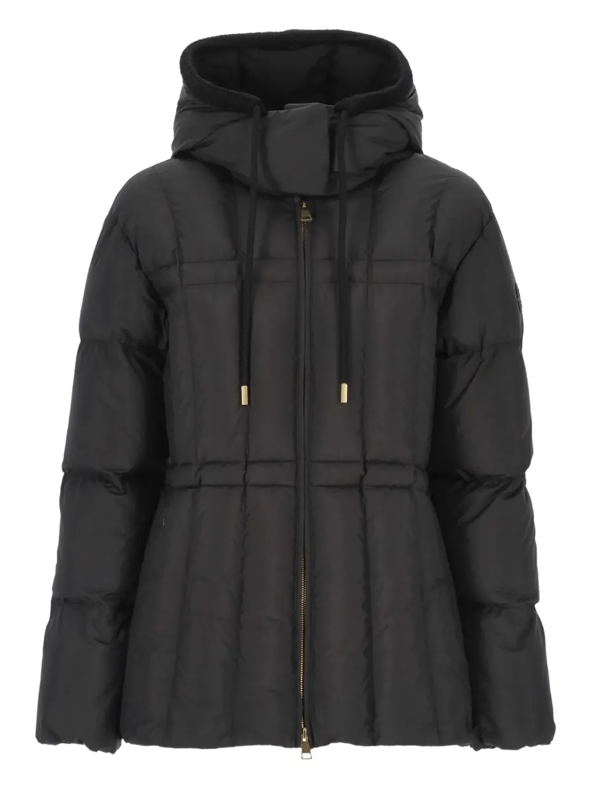 Moncler フード付きキルティングダウンジャケット - 画像1