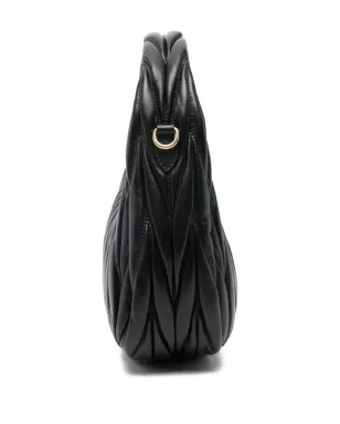 Miu Miu Wander マテラッセレザー トートバッグ - ブラック - サムネイル3