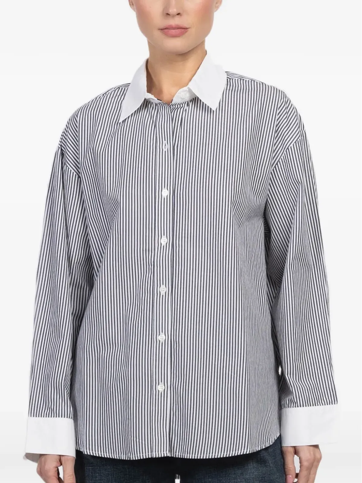 Xirena James striped shirt - 画像4