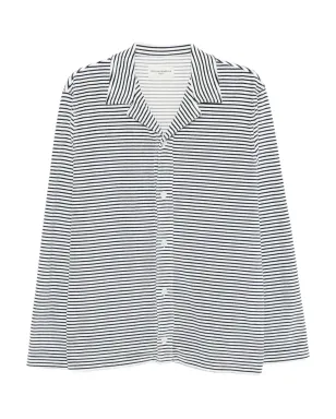 Officine Generale Kai ストライプシャツ - White - サムネイル1