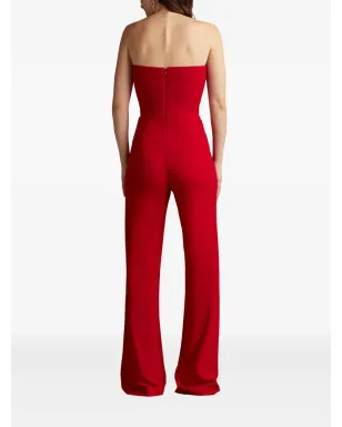 Tadashi Shoji 花モチーフストラップレスジャンプスーツ - サムネイル3