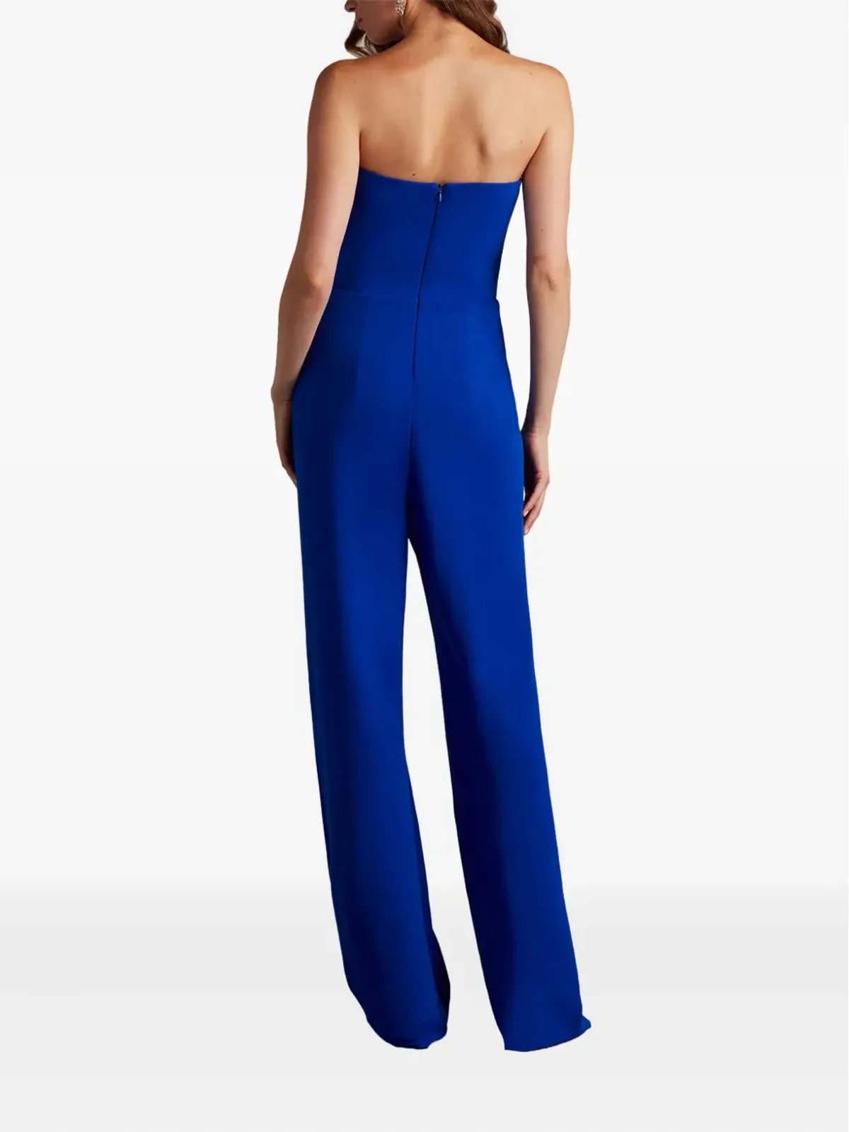 Tadashi Shoji ストラップレス花モチーフのジャンプスーツ - 画像3