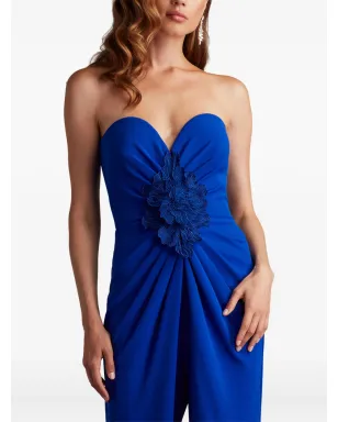 Tadashi Shoji ストラップレス花モチーフのジャンプスーツ - サムネイル4