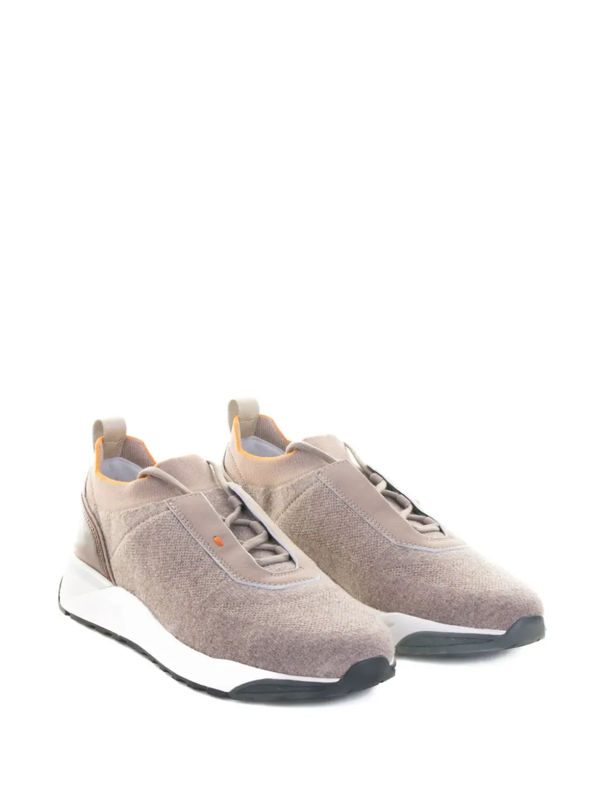 Santoni 編み込みパネルスニーカー - 画像2