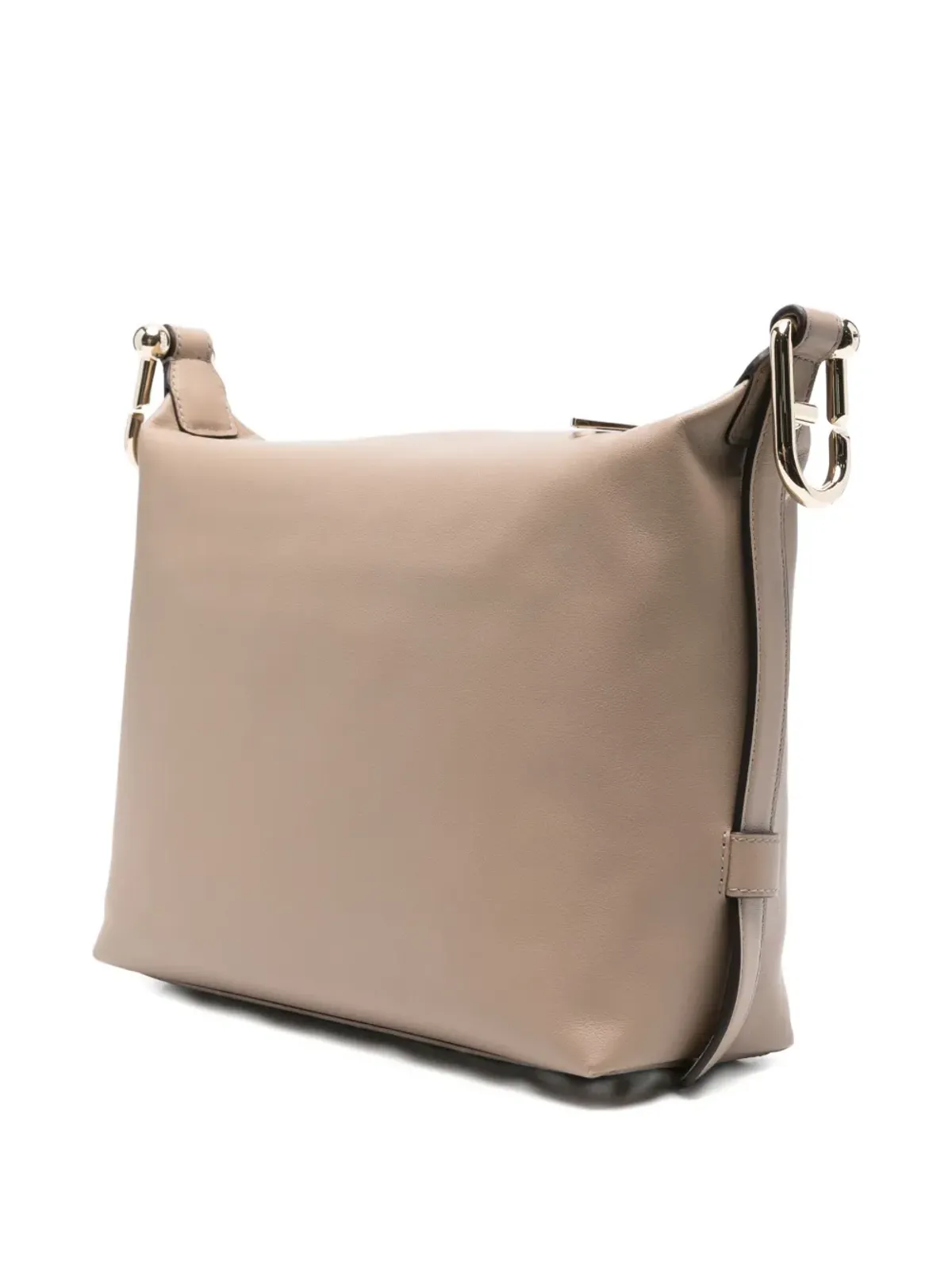 Furla ジップ開閉式レザーショルダーバッグ - 画像3