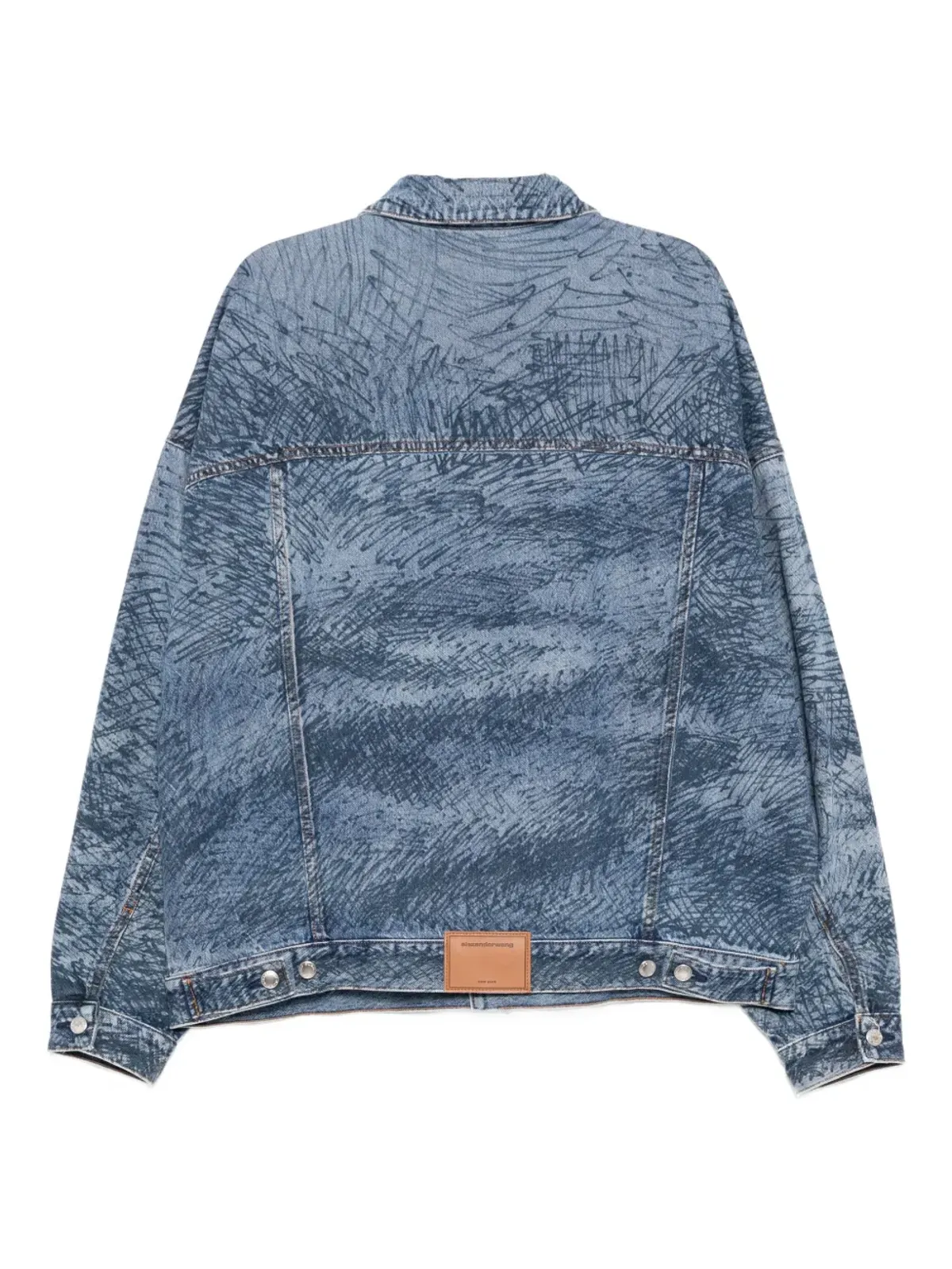 Alexander Wang マーカー柄デニムジャケット - 画像2