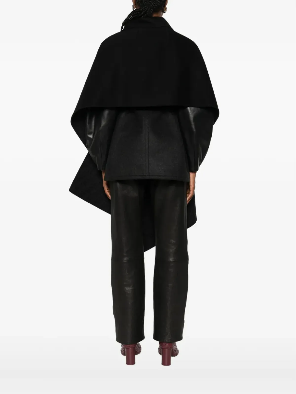 FENDI ボタン付きケープ - 画像4