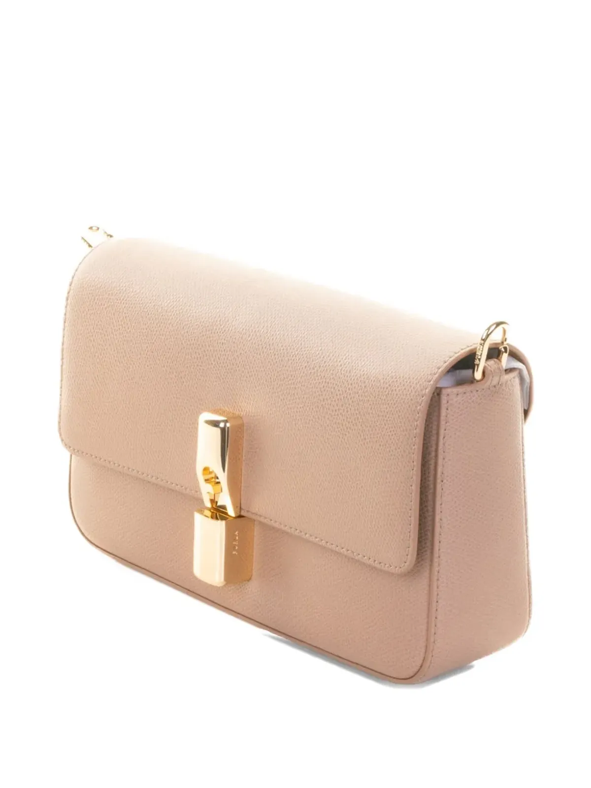 Furla ロックディテール レザー ショルダーバッグ - 画像3