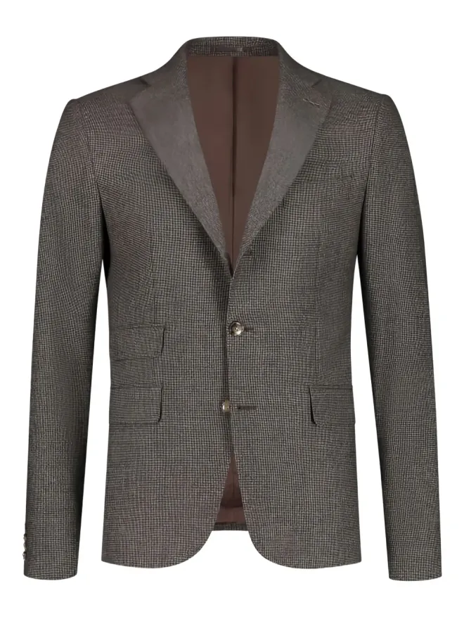 PAUL ZEIST PAUL ZEIST チェック柄のシングルブレストブレザーの商品画像