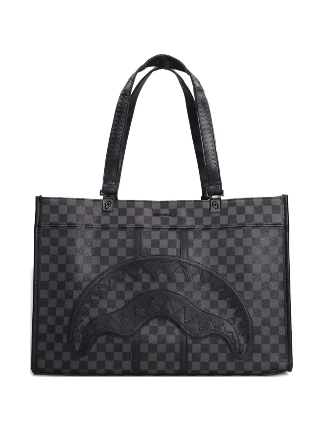Sprayground Sprayground グレーチェック柄トートバッグの商品画像