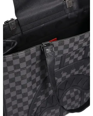 Sprayground グレーチェック柄トートバッグ - サムネイル4