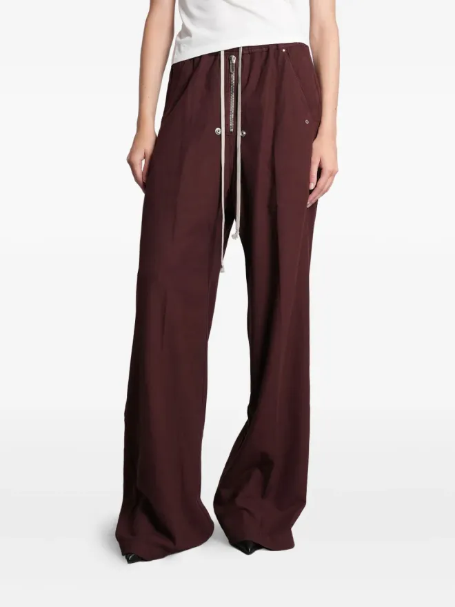 Rick Owens DRKSHDW Rick Owens DRKSHDW ジップドローコードパンツ - ピンクの商品画像