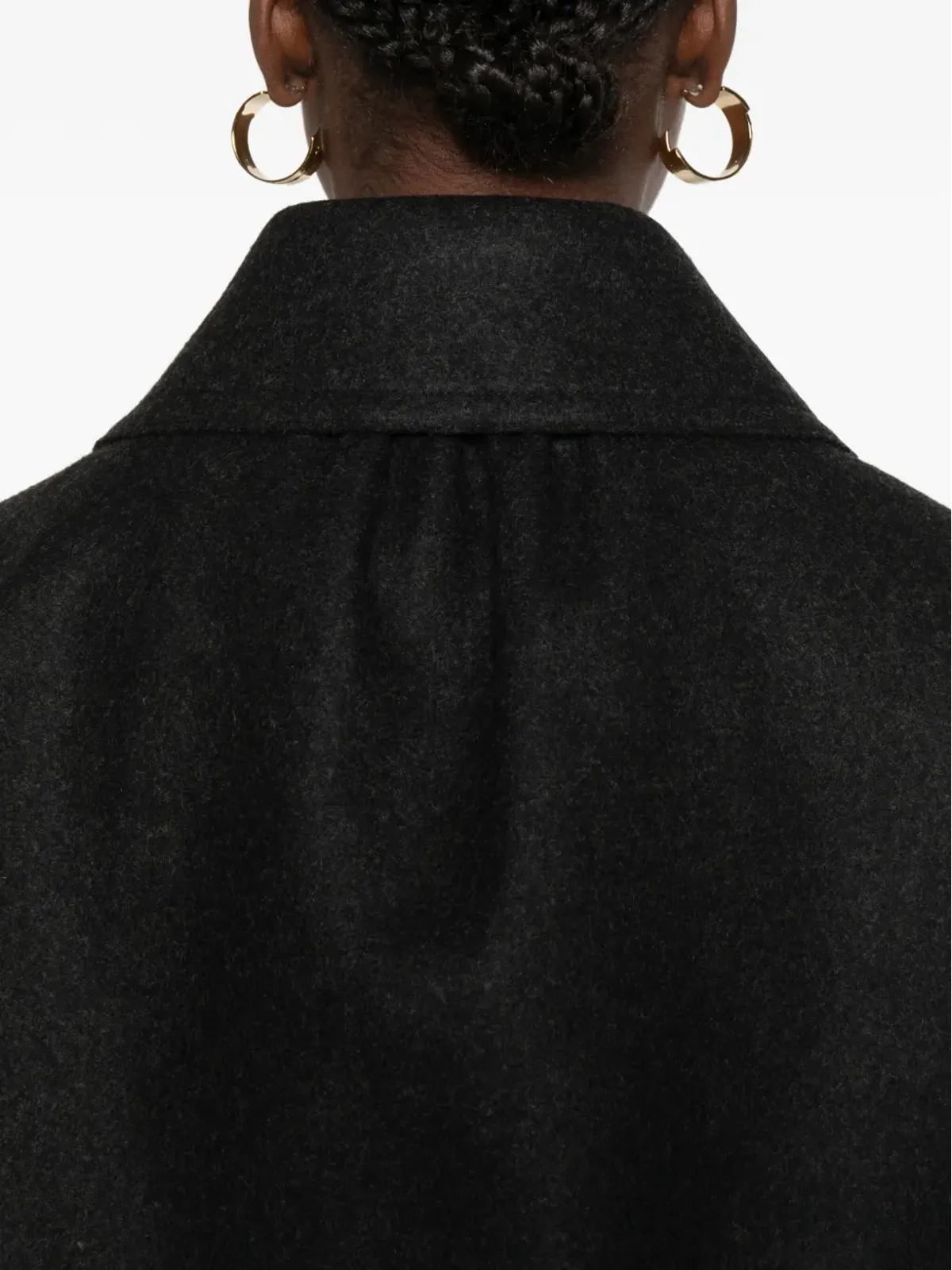FENDI フェルテッド仕上げコート - 画像5