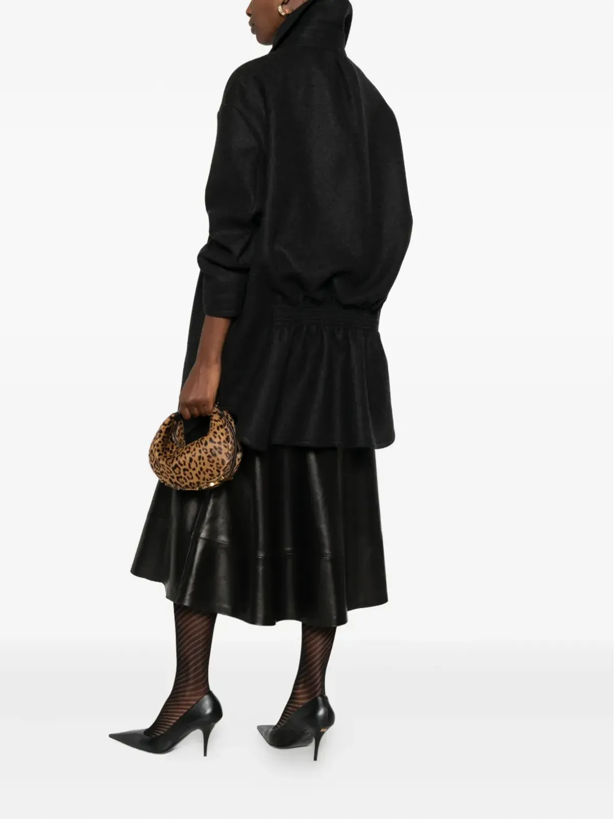 FENDI フェルテッド仕上げコート - 画像2
