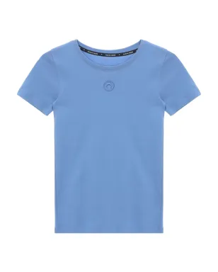 Marine Serre ムーンロゴ入りリブTシャツ - サムネイル1