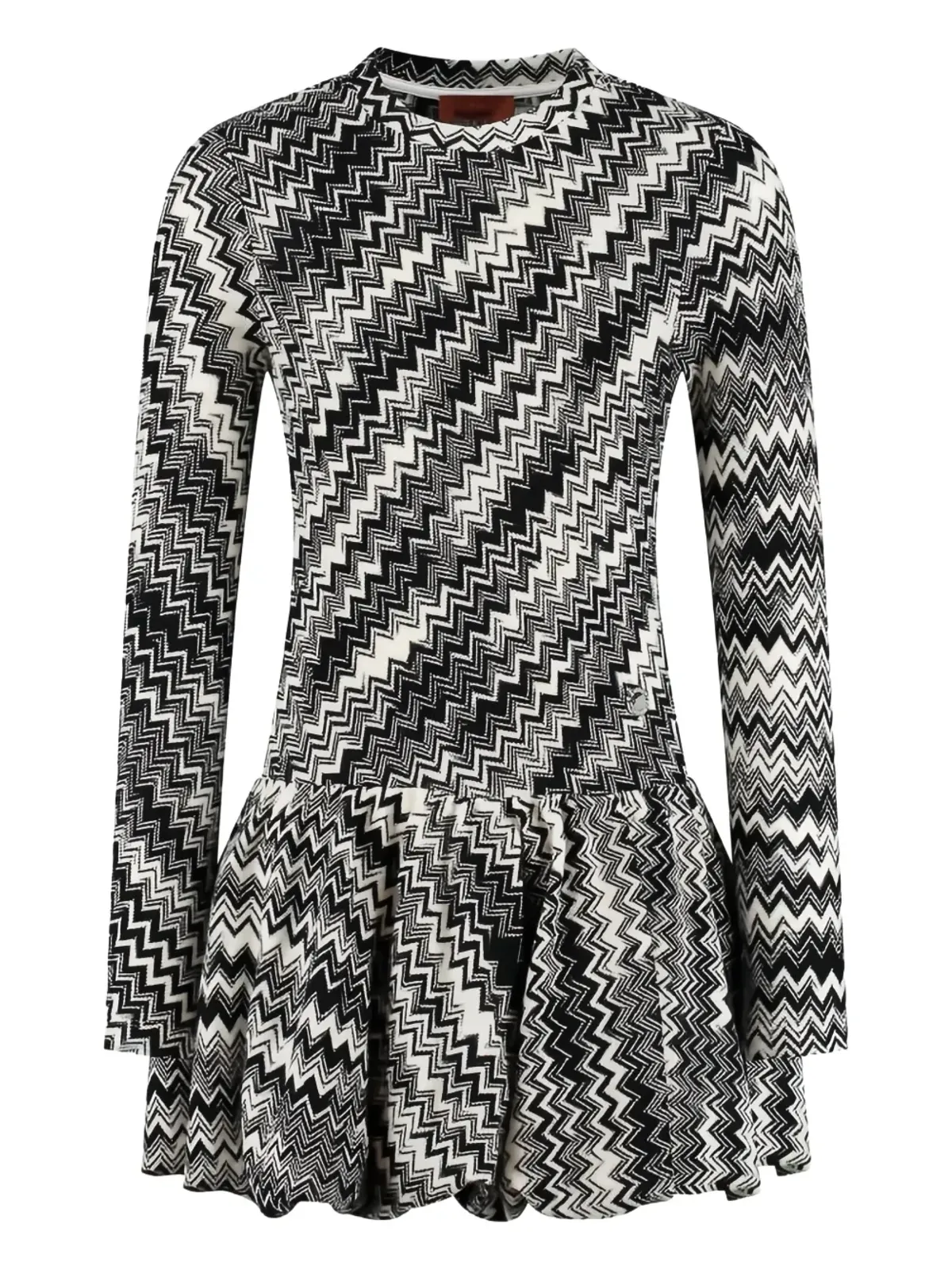 Missoni Kids ジグザグ柄フレアドレス - 画像1