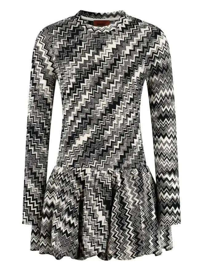 Missoni Kids Missoni Kids ジグザグ柄フレアドレスの商品画像