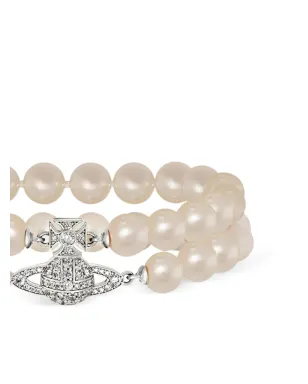 Vivienne Westwood Graziella Pearl embellished bracelet - Silver - サムネイル2