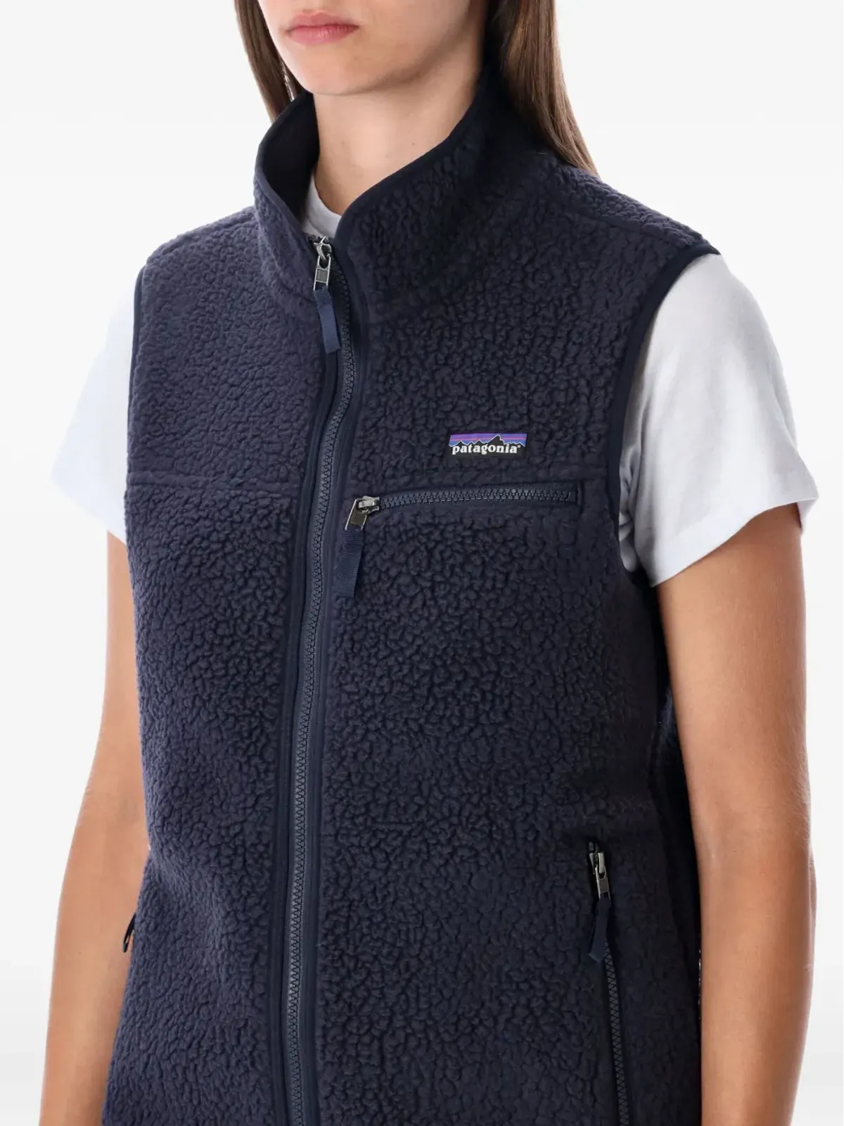 Patagonia ジップフロント フリースベスト - 画像3