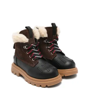 DSQUARED2 KIDS ファー付きアンクルブーツ - サムネイル1