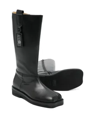 MM6 Maison Margiela Kids アシンメトリートゥ ブーツ - サムネイル2