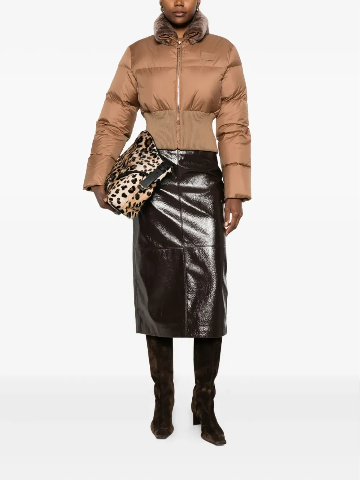 FENDI シアリングカラー パデッドジャケット - 画像2