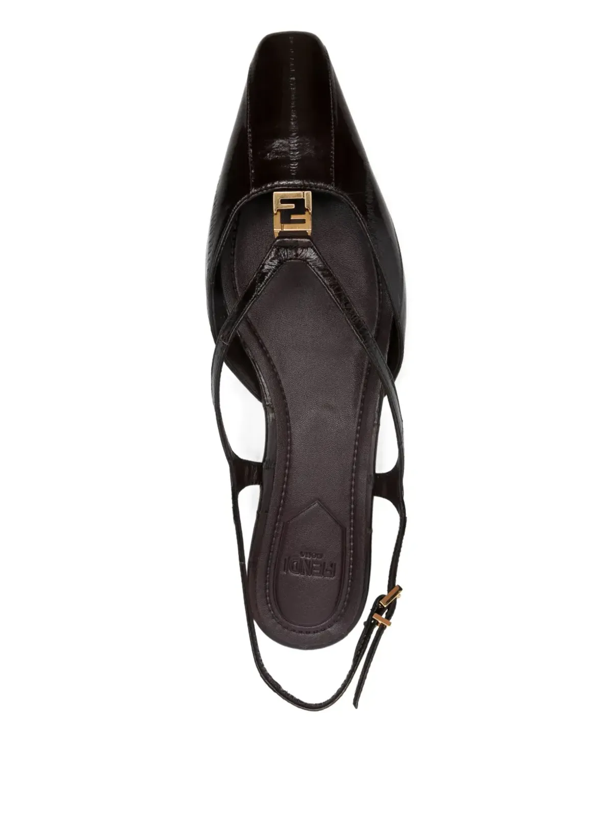 FENDI FFold フラップパンプス - 画像4