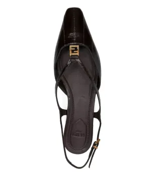 FENDI FFold フラップパンプス - サムネイル4
