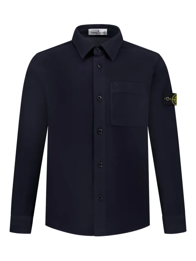 Stone Island Junior Stone Island Junior パッチポケット付きボタンダウンシャツの商品画像
