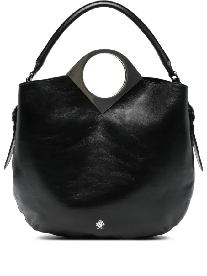 Bally Bally アニムーン 円形ハンドル レザートートバッグの商品画像