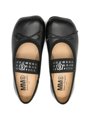 MM6 Maison Margiela Kids 番号入りストラップ バレエシューズ - サムネイル3