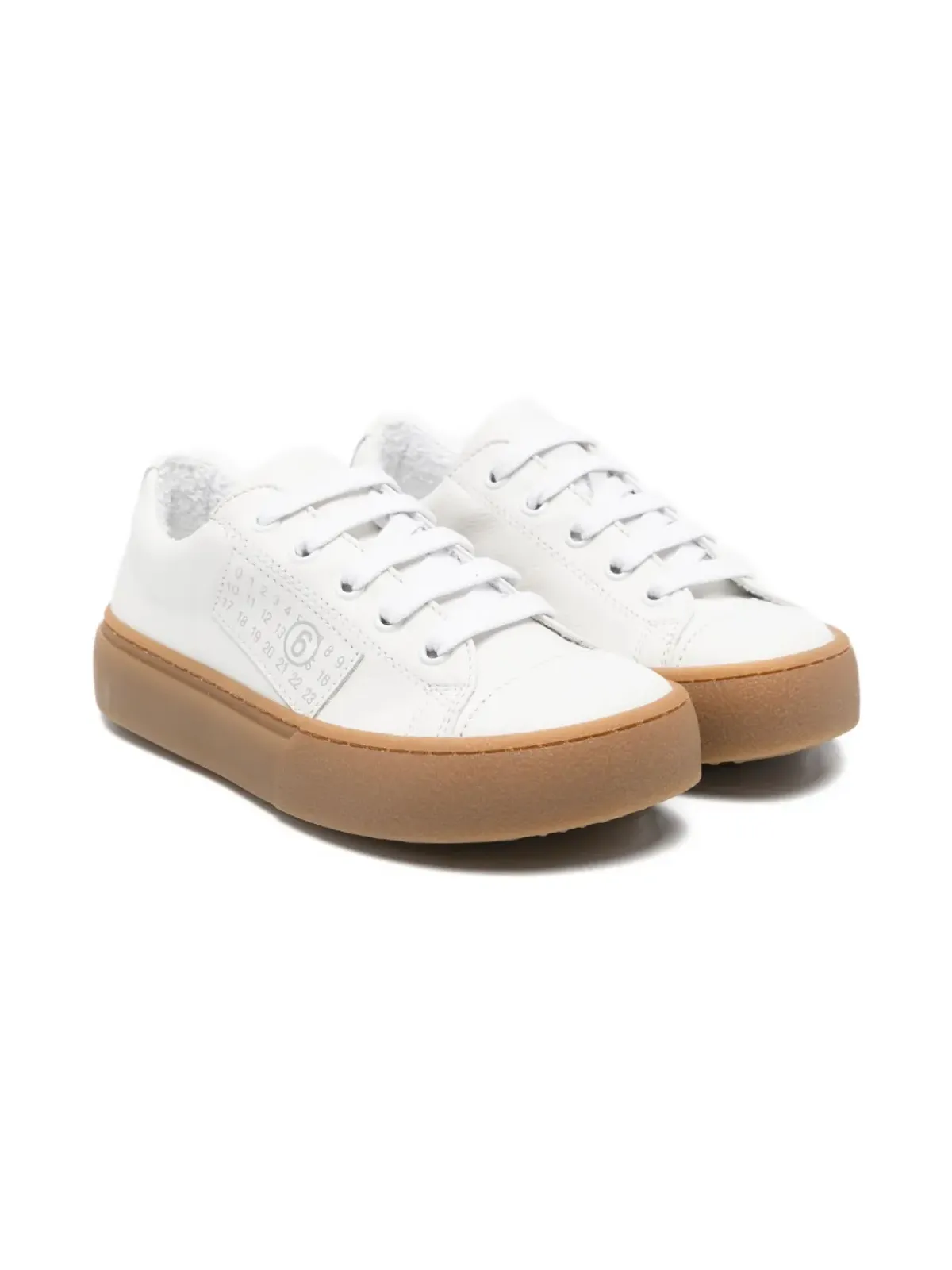 MM6 Maison Margiela Kids Numbersモチーフスニーカー - 画像1
