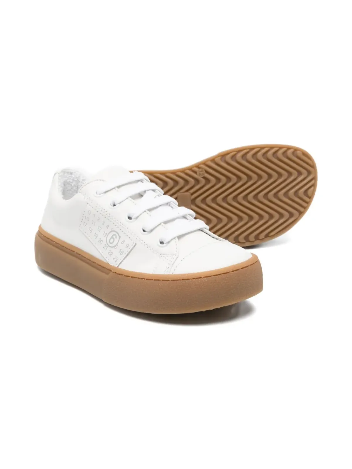 MM6 Maison Margiela Kids Numbersモチーフスニーカー - 画像2