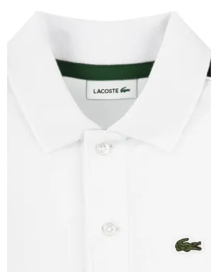 Lacoste Kids ロゴテープ ポロシャツ - White - サムネイル3