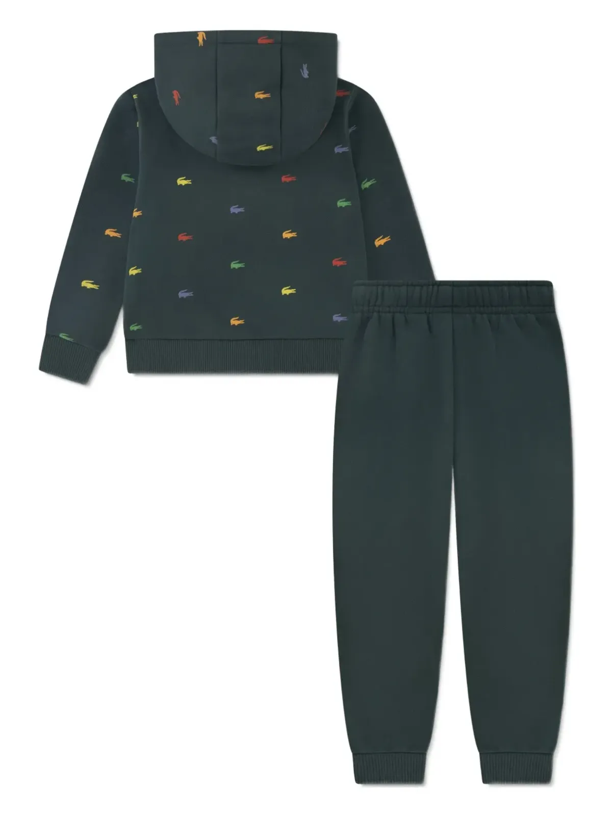 Lacoste Kids ロゴパッチ トラックスーツ - グリーン - 画像2