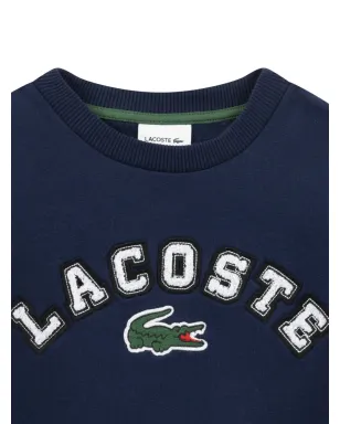 Lacoste Kids アップリケ付きクルーネックセーター - サムネイル4