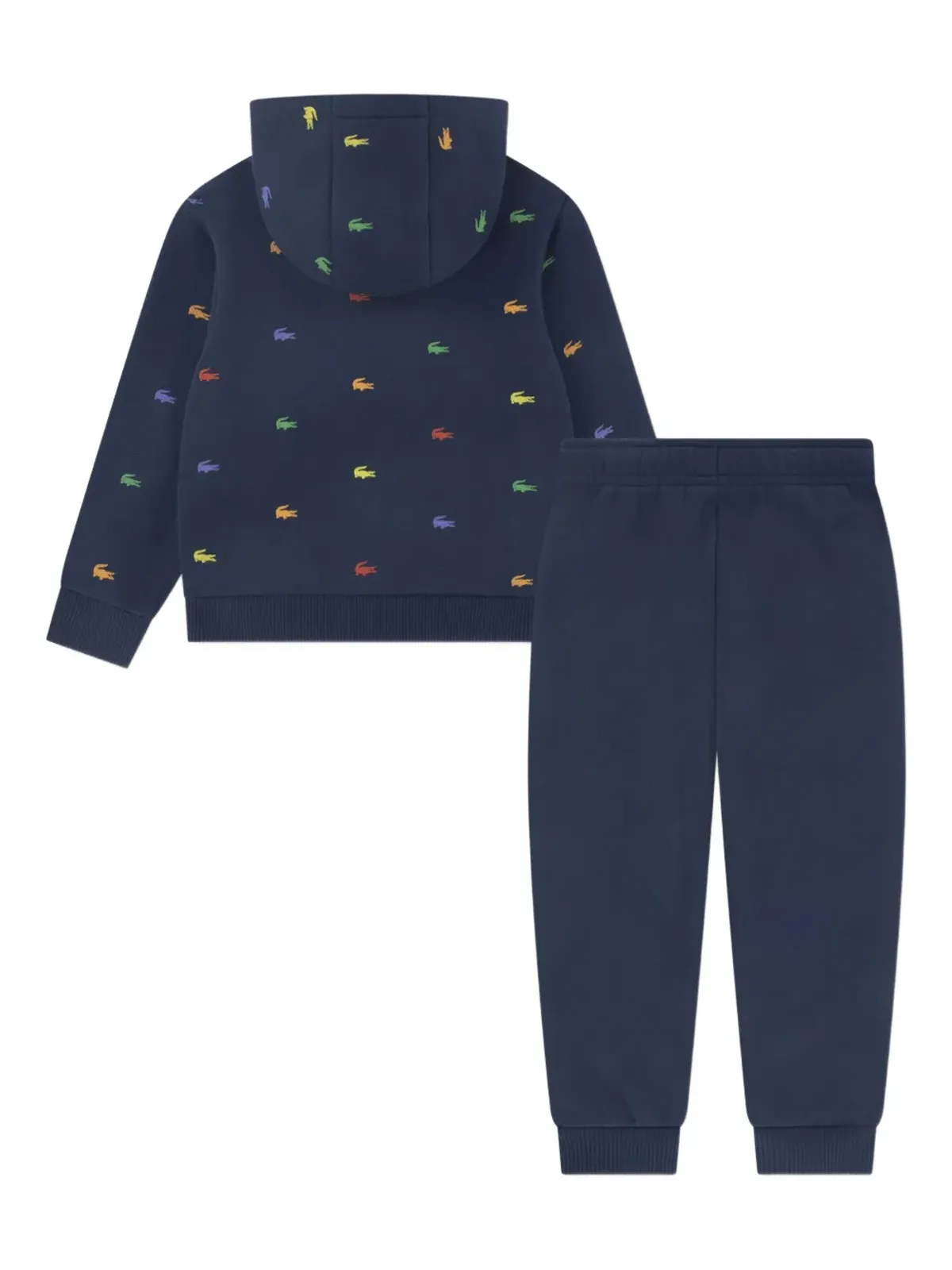 Lacoste Kids ロゴプリント フード付き トラックスーツ - 画像2