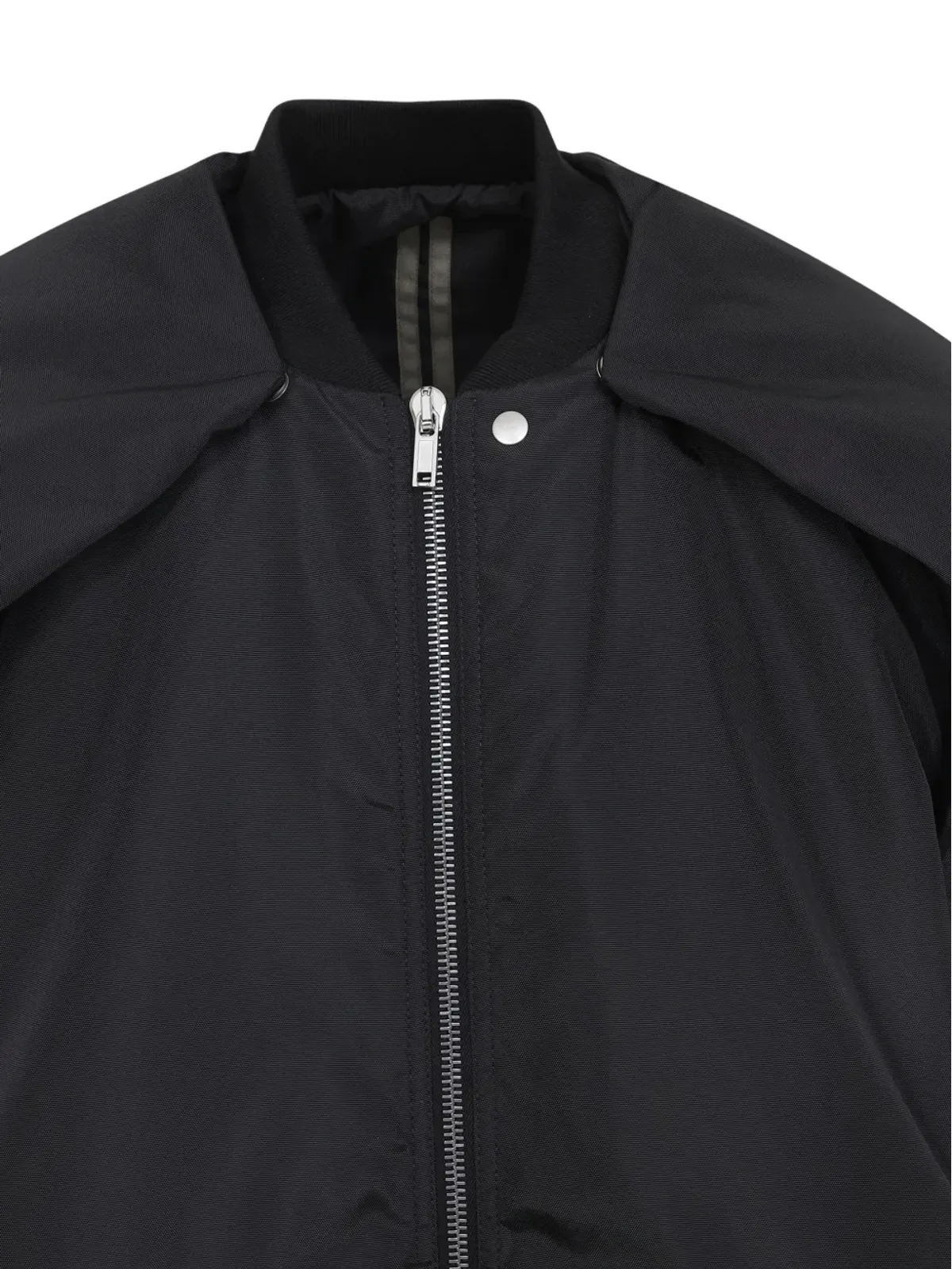 Rick Owens DRKSHDW パッド入りジップフロント ボンバージャケット - ブラック - 画像4