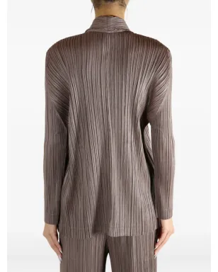 Pleats Please Issey Miyake ボタン付きプリーツジャケット - サムネイル5