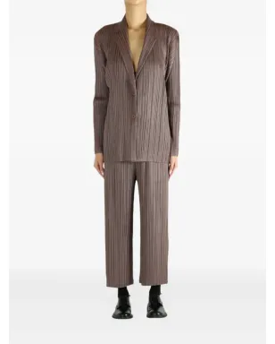 Pleats Please Issey Miyake ボタン付きプリーツジャケット - サムネイル2