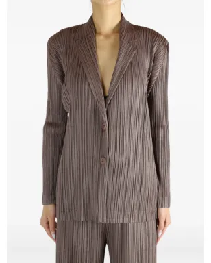 Pleats Please Issey Miyake ボタン付きプリーツジャケット - サムネイル3