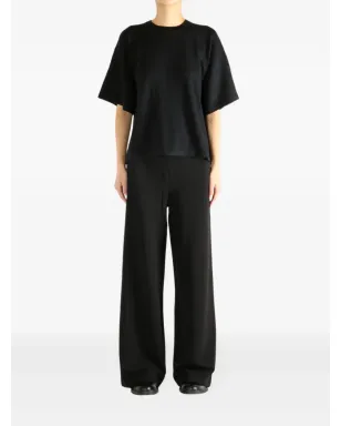 ATELIER NEW YORK シルク混紡 Tシャツ - ブラック - サムネイル2