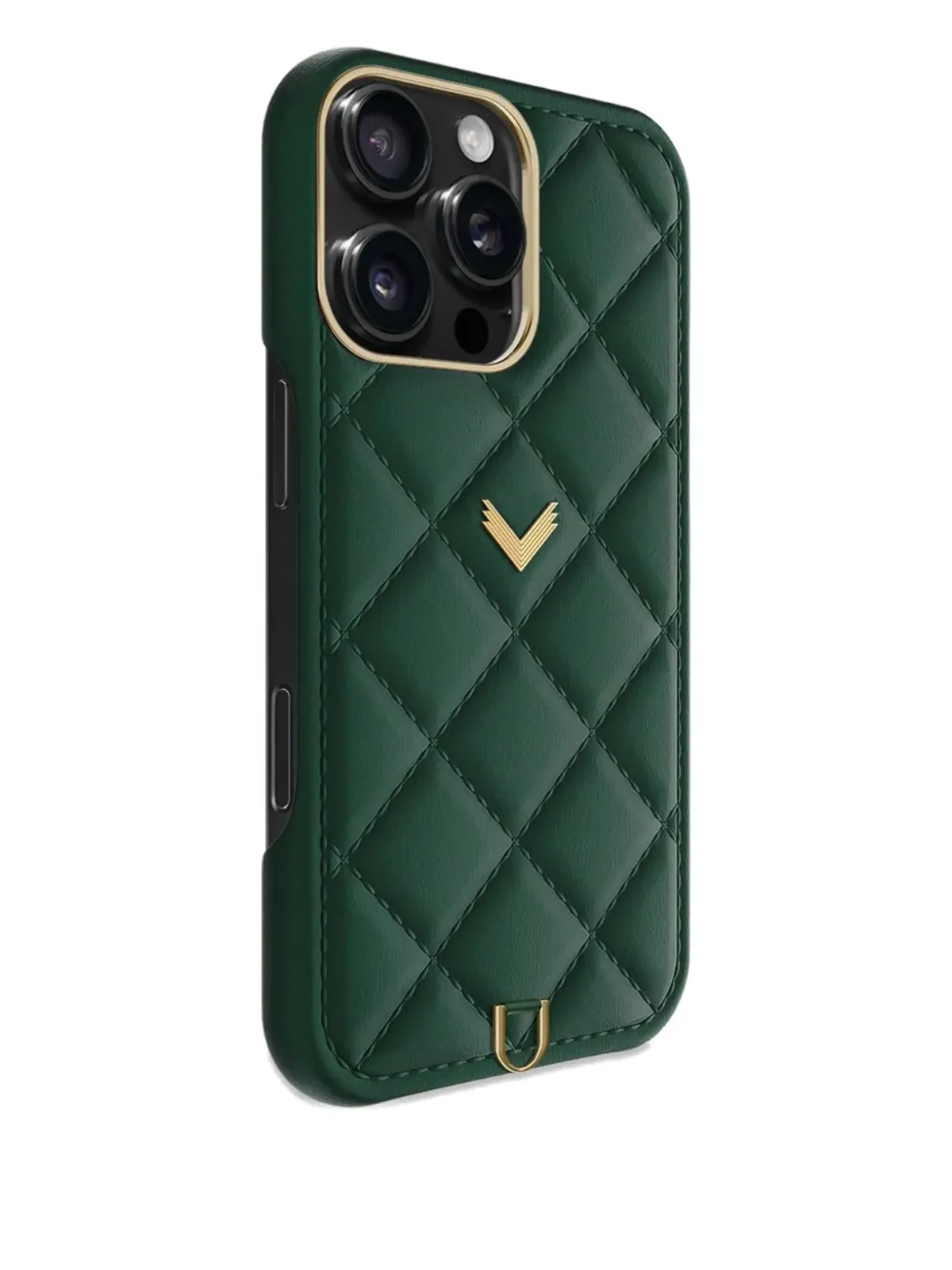 VELANTE 16 Pro キルテッドレザー iPhoneケース ブラック - 画像3