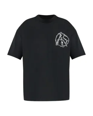 AllSaints アナトミカ グラフィックTシャツ - ブラック - サムネイル1