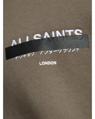 AllSaints レダクト フード付きセーター グリーン - サムネイル5
