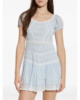 LoveShackFancy Belvine lace mini dress - サムネイル3