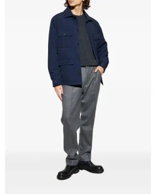 Giorgio Armani ジャカード柄Tシャツ - ブルー - サムネイル2