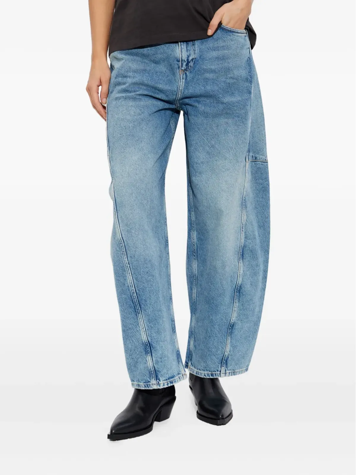AllSaints カーター・シームディテールジーンズ - 画像3
